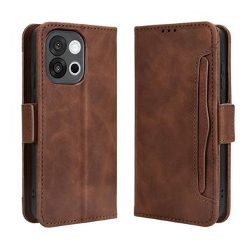 Husă portofel pentru card OnePlus 13T/13s - maro