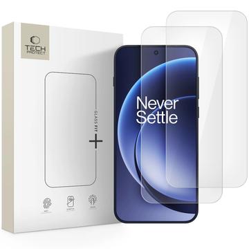 Protector de ecran din sticlă călită OnePlus 15 Tech-Protect Glass Fit+ - 2 buc. - Clar