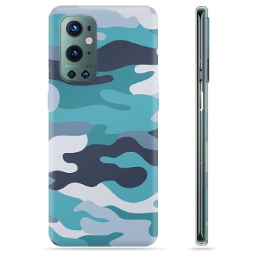 Husă TPU - OnePlus 9 Pro - Camuflaj Albastru