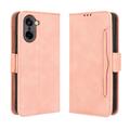 Husă portofel pentru card OnePlus Ace 5 Racing/Nord CE5 - Roz