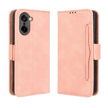 Husă portofel pentru card OnePlus Ace 5 Racing/Nord CE5 - Roz