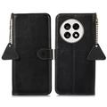 Husă Piele Portofel cu RFID OnePlus Ace 5/5 Pro/13R - Negru