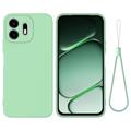Husă din silicon lichid OnePlus N6 cu curea de mana - Verde