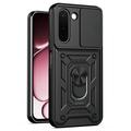 Husă Hibridă OnePlus N6x cu Inel Rotativ cu Ecran pentru Cameră - Negru