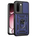 Husă Hibridă OnePlus N6x cu Inel Rotativ cu Ecran pentru Cameră - Albastru