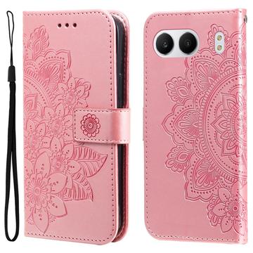 Husă Portofel OnePlus Nord 4 - Mandala - Auriu Roze