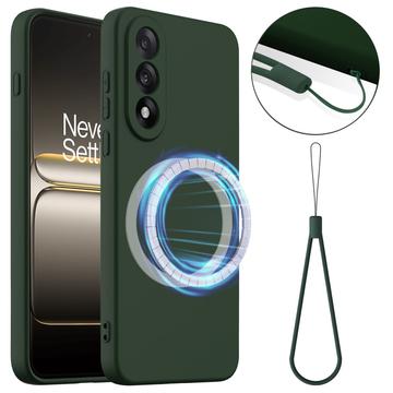 Husă Silicon Liquid  OnePlus Nord 5 - Compatibila MagSafe - Verde Închis