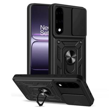 Husă Hibridă OnePlus Nord 5 cu Inel Rotativ cu Ecran pentru Cameră