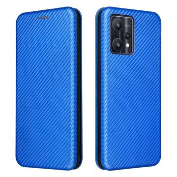 Husă Flip OnePlus Nord CE 2 Lite 5G - Fibră de Carbon