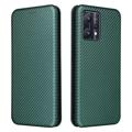 Husă Flip OnePlus Nord CE 2 Lite 5G - Fibră de Carbon - Verde