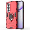 Husă Hibrid cu Suport Inel OnePlus Nord CE4/Ace 3V - Roșu
