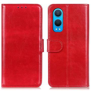 Husă Portofel Cu Închidere OnePlus Nord CE4 Lite/Oppo K12x - Roșu