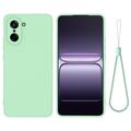 Husă din silicon lichid OnePlus Nord CE5 cu curea de mana