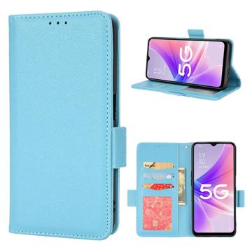 Husă Portofel cu Închidere Magnetică OnePlus Nord N300 - Albastru Deschis