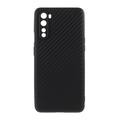 Husă TPU Twill Textura OnePlus Nord - Negru