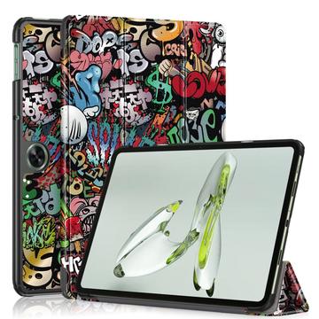 Husă Folio Smart OnePlus Pad Go/Oppo Pad Air2 - Tri-Fold - Graffiti