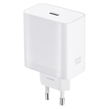 Încărcător de călătorie OnePlus SuperVOOC 80W USB-A - alb
