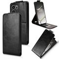Husă verticală cu rabat și suport OnePlus Turbo 6V - Negru