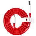 Cablu OnePlus Warp Charge Type-C 5461100018 - 1m - Roșu / Alb