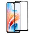 Protector de Ecran din Sticla Securizata pentru Oppo A59 - Full Cover - Marginea Neagră