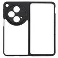 Husă Hibrid Oppo Find N3/OnePlus Open - Shockproof - Negru Transparent