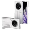 Husă hibridă Oppo Find N5 cu brățară și suport pentru picior - alb