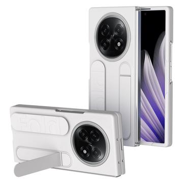 Husă hibridă Oppo Find N5 cu brățară și suport pentru picior - alb