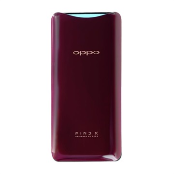 Capacul din spate al Oppo Find X - roșu