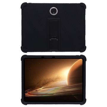 Husa din silicon cu suport pentru picior Oppo Pad 2 - negru