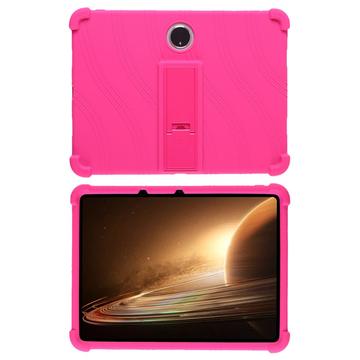Husa din silicon cu suport Oppo Pad 2 - Roz Intens