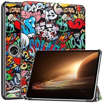 Husă Folio Smart Oppo Pad 2 - Tri-Fold - Graffiti
