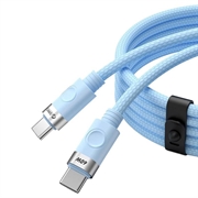 Cablu Orico CDX USB-C - USB-C - 60W, 3A, 1m - albastru