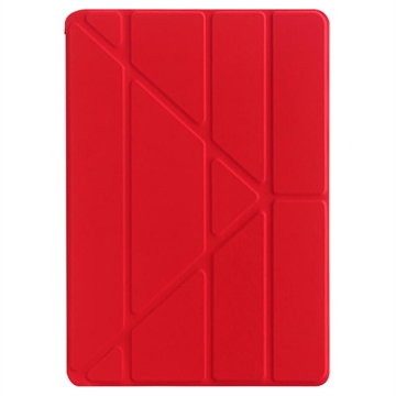 Husă Folio iPad 10.2 2019/2020/2021 - Origami Stand - Roșu
