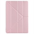 Husă Folio iPad 10.2 2019/2020/2021 - Origami Stand - Auriu Roze