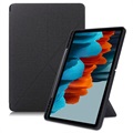 Husă Folio Samsung Galaxy Tab S7+/S8+ - Origami Stand - Negru