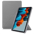 Husă Folio Samsung Galaxy Tab S7+/S8+ - Origami Stand - Gri