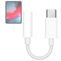 Adaptor pentru mufă pentru căști Apple USB-C/3,5 mm MU7E2ZM/A - alb