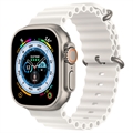 Curea Ocean Band MQE93ZM/A - Apple Watch Ultra/8/SE (2022)/7/SE/6/5/4 - 49mm, 45mm, 44mm - Alb