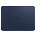 Husă Piele MacBook Pro 15" - Apple MRQU2ZM/A - Albastru Midnight