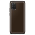 Husă Samsung Galaxy A02s - Soft Clear EF-QA026TBEGEU - Negru