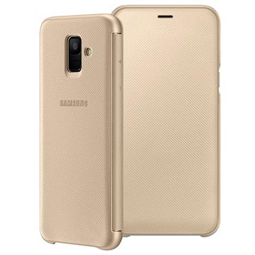 Husă portofel Samsung Galaxy A6 (2018) EF-WA600CFEGWW - Aur