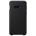 Husă din piele Samsung Galaxy S10e EF-VG970LBEGWW - neagră
