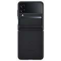 Husă Flap Leather Cover Samsung Galaxy Z Flip4 - EF-VF721LBEGWW - Negru