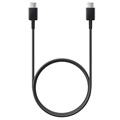 Cablu Samsung USB-C / USB-C EP-DA705BBEGWW - 1m - Negru