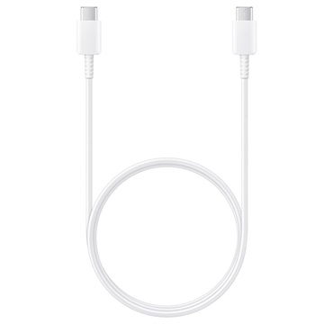 Cablu Samsung USB-C / USB-C EP-DA705BWEGWW - 1m - Alb