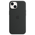 Husă Silicon iPhone 14 cu MagSafe - Apple MPRU3ZM/A - Midnight