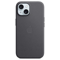Husă FineWoven iPhone 15 cu MagSafe - Apple MT393ZM/A - Negru