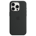 Husă Silicon iPhone 15 Pro cu MagSafe - Apple MT1A3ZM/A - Negru