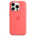 Husă Silicon iPhone 15 Pro Max cu MagSafe - Apple MT1V3ZM/A - Guava