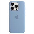 Husă Silicon iPhone 15 Pro Max cu MagSafe - Apple MT1Y3ZM/A - Winter Blue